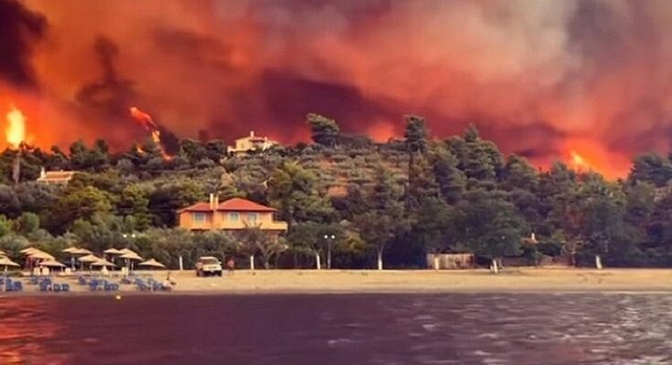 Φωτιά στην Εύβοια