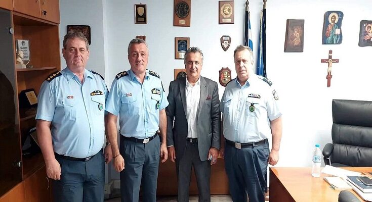 Ο Αντιδήμαρχος Γιώργος Κυριακίδης συνάντησε τους υπεύθυνους της Ελληνικής Αστυνομίας